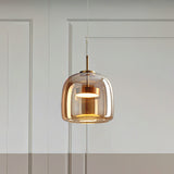 AmberGlow Vintage LED Pendant Light - Retro Design with Energy-Efficient Lighting for Cozy Ambiance 2