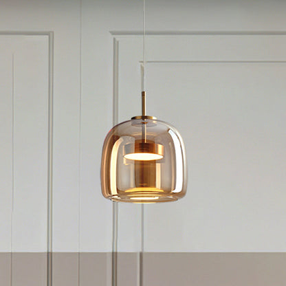 AmberGlow Vintage LED Pendant Light - Retro Design with Energy-Efficient Lighting for Cozy Ambiance 2
