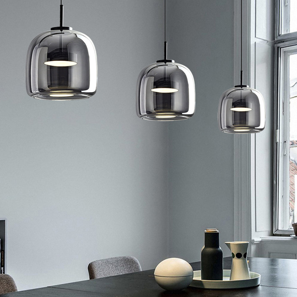 AmberGlow Vintage LED Pendant Light - Retro Design with Energy-Efficient Lighting for Cozy Ambiance 12