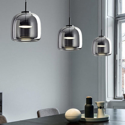 AmberGlow Vintage LED Pendant Light - Retro Design with Energy-Efficient Lighting for Cozy Ambiance 12