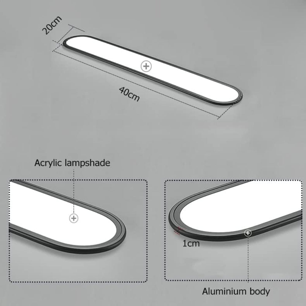 Sleek Flush Mount Ceiling Light with Integrated LED & Dimmable Feature for Modern Interiors 4