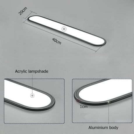 Sleek Flush Mount Ceiling Light with Integrated LED & Dimmable Feature for Modern Interiors 4