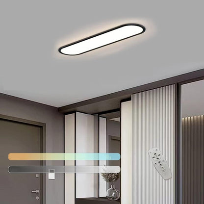 Sleek Flush Mount Ceiling Light with Integrated LED & Dimmable Feature for Modern Interiors 3
