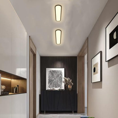 Sleek Flush Mount Ceiling Light with Integrated LED & Dimmable Feature for Modern Interiors 7