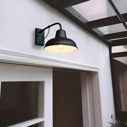 AisleGlow | Iron Wall Lantern with Vintage Design – Weatherproof Outdoor Lighting 5