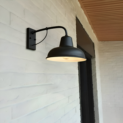 AisleGlow | Iron Wall Lantern with Vintage Design – Weatherproof Outdoor Lighting 6