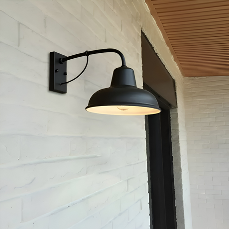 AisleGlow | Iron Wall Lantern with Vintage Design – Weatherproof Outdoor Lighting 6