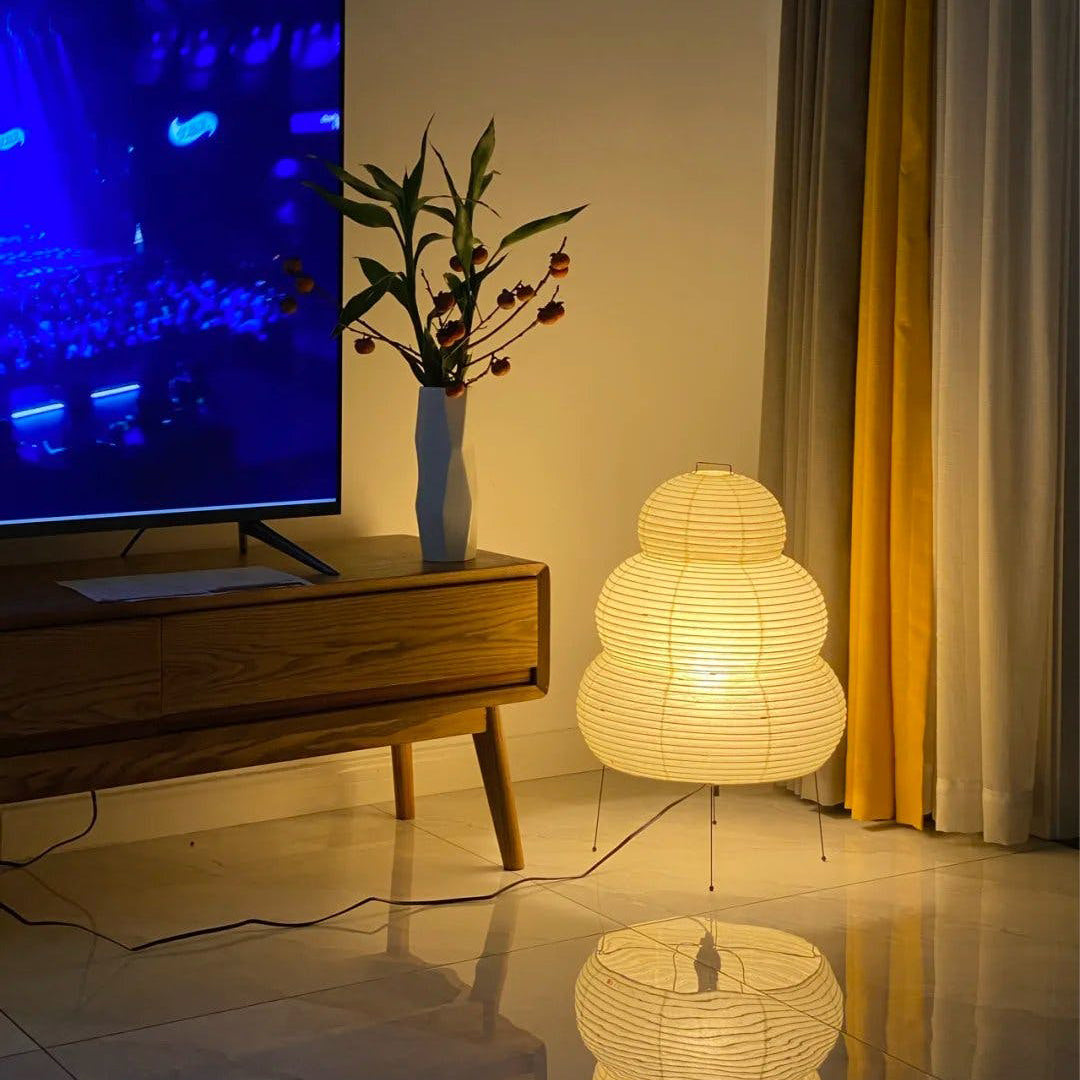 Hinora Sculptural Paper Lamp