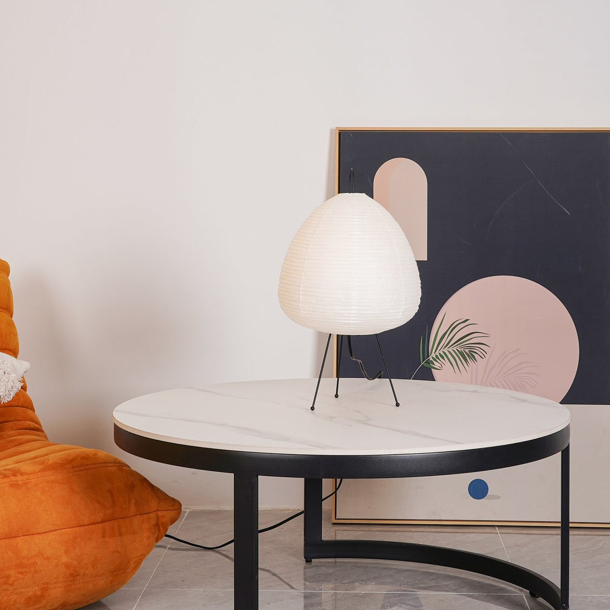 Hinora Sculptural Paper Lamp