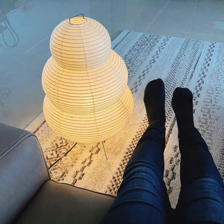 Sculptural Paper Table Lamp