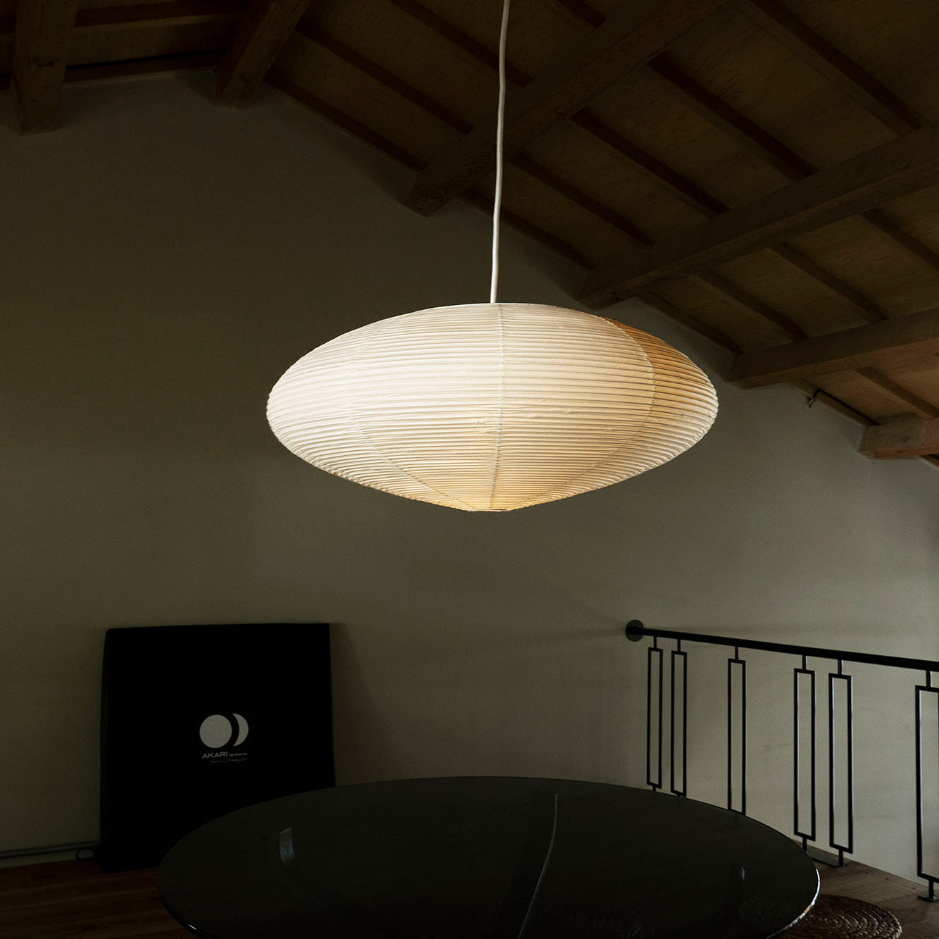 Solenne Rice Paper Pendant Light
