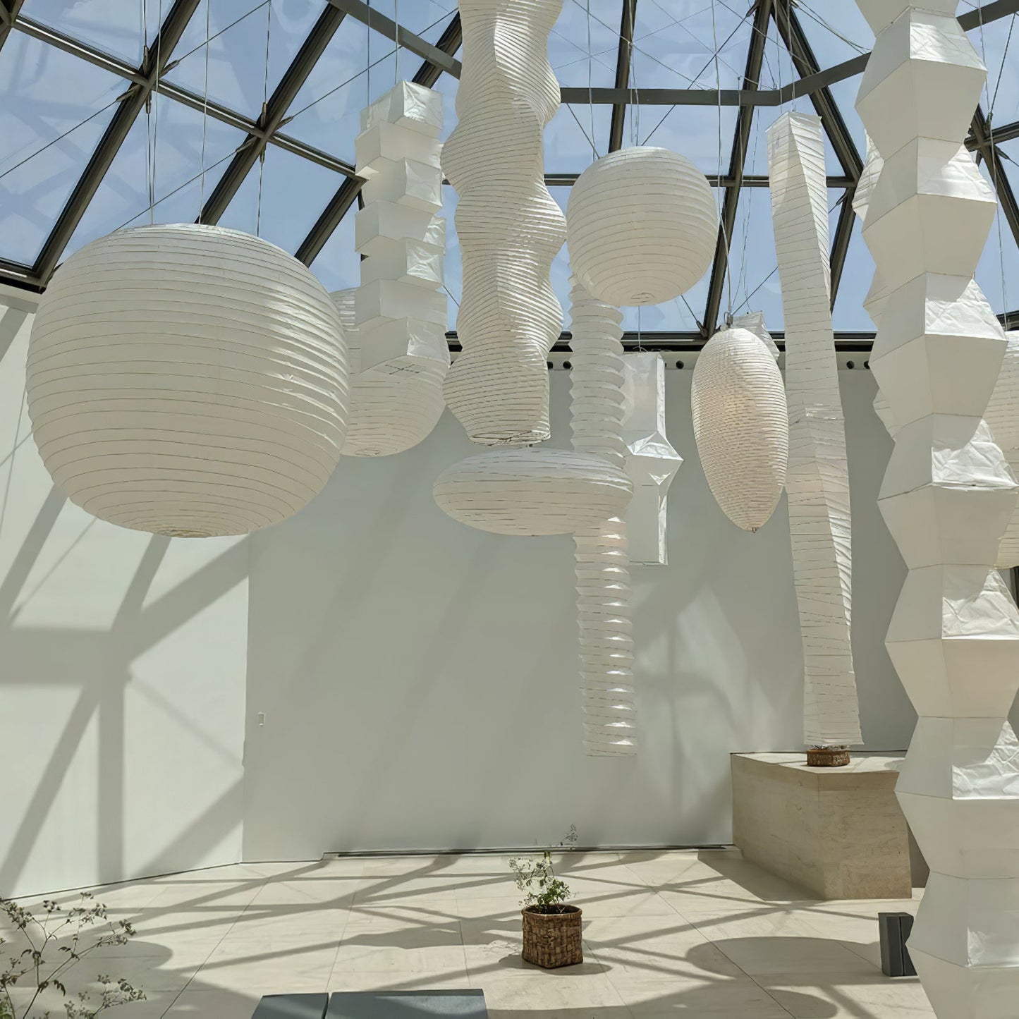 Solenne Rice Paper Pendant Light