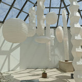 Organic Rice Paper Pendant Light