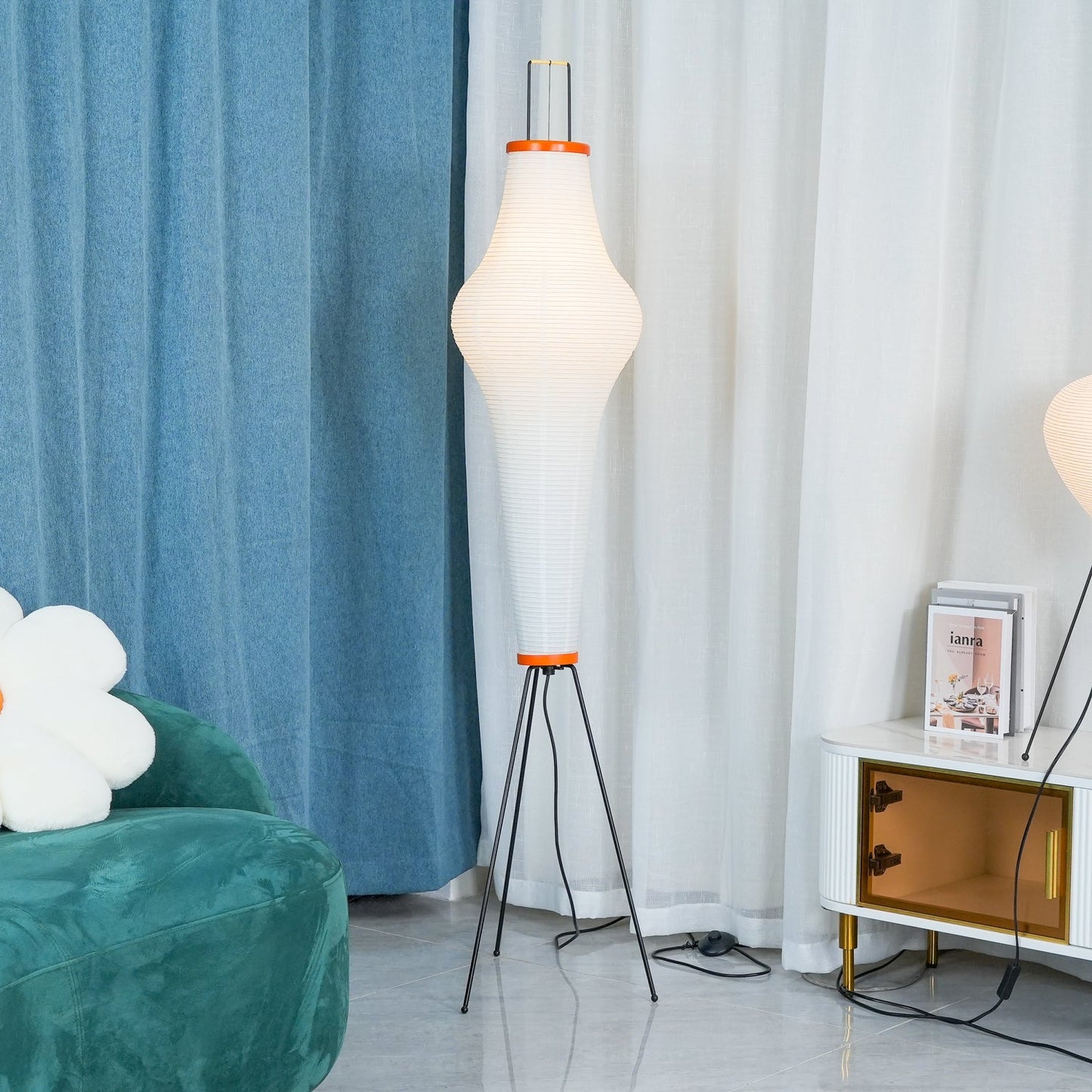 Pendara Paper Lantern Floor Lamp