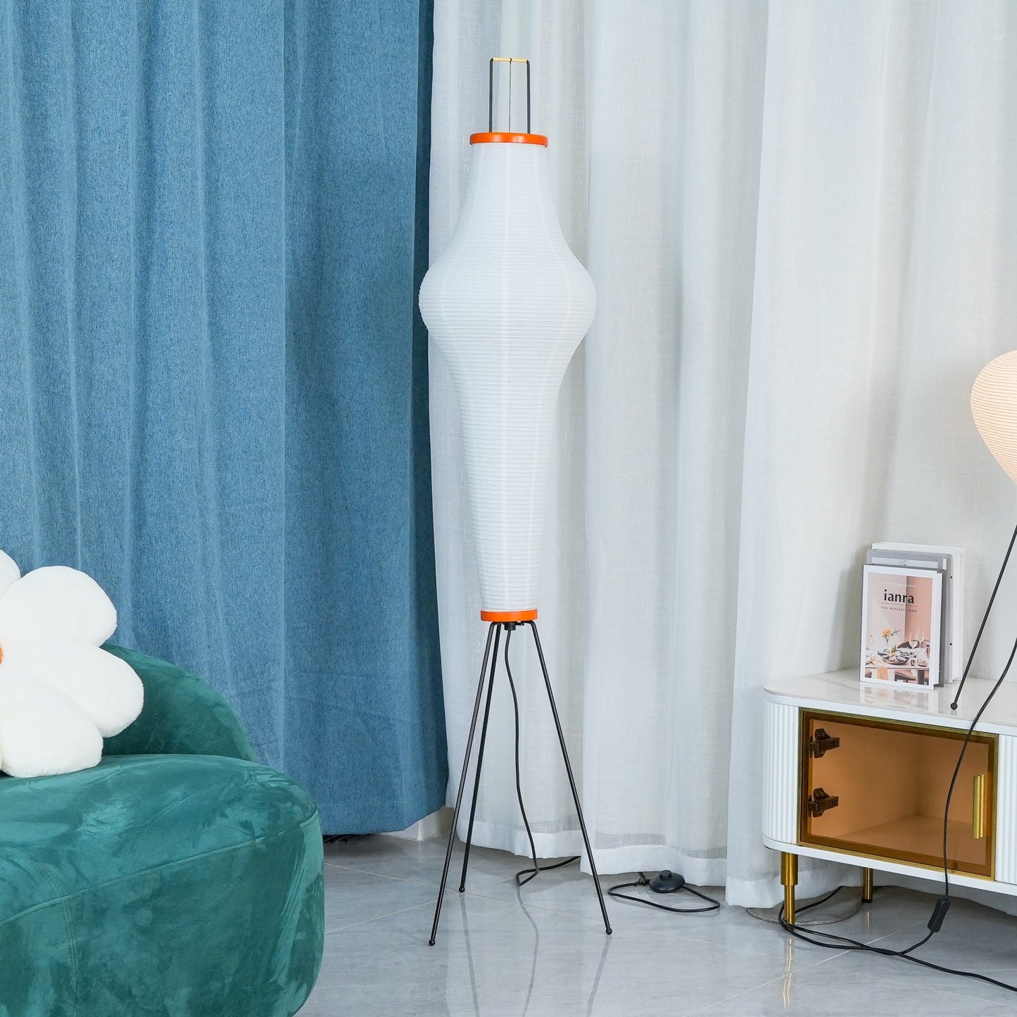 Pendara Paper Lantern Floor Lamp