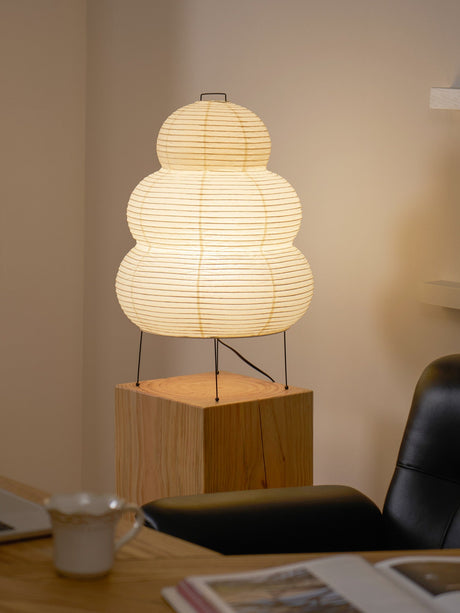 Sculptural Paper Table Lamp