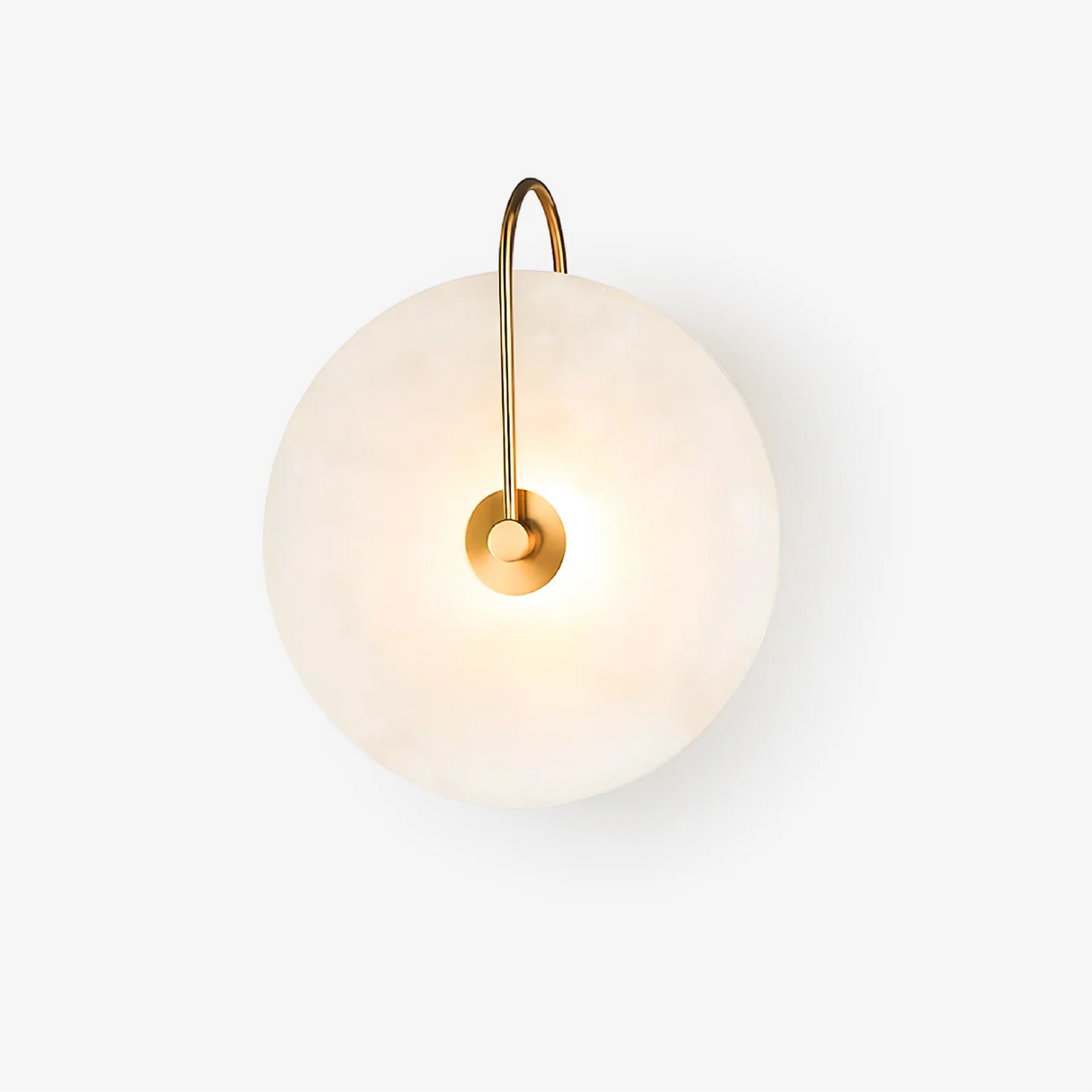 Sculptural Alabaster Wall Sconce