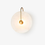 Sculptural Alabaster Wall Sconce