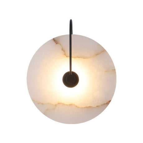Sculptural Alabaster Wall Sconce