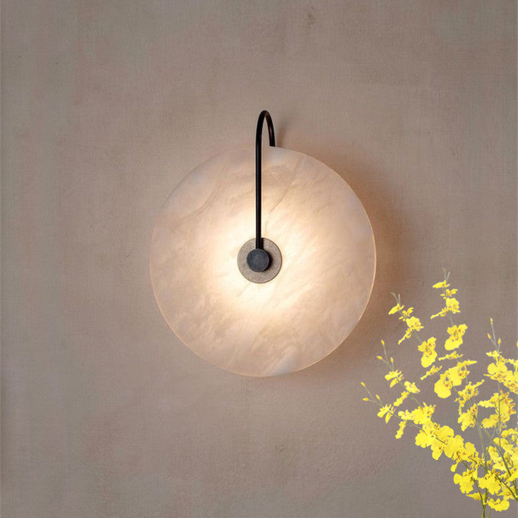 Aurelia Alabaster Wall Sconce