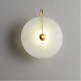 Sculptural Alabaster Wall Sconce