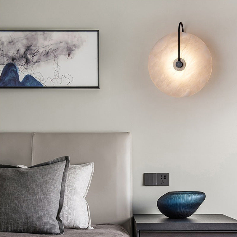 Aurelia Alabaster Wall Sconce