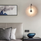 Sculptural Alabaster Wall Sconce