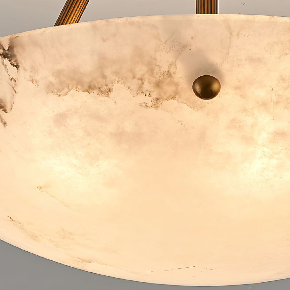 Alabaster Semi Flush Ceiling Light