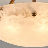 Alabaster Semi Flush Ceiling Light