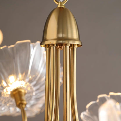 Aethera Pink Petal Chandelier
