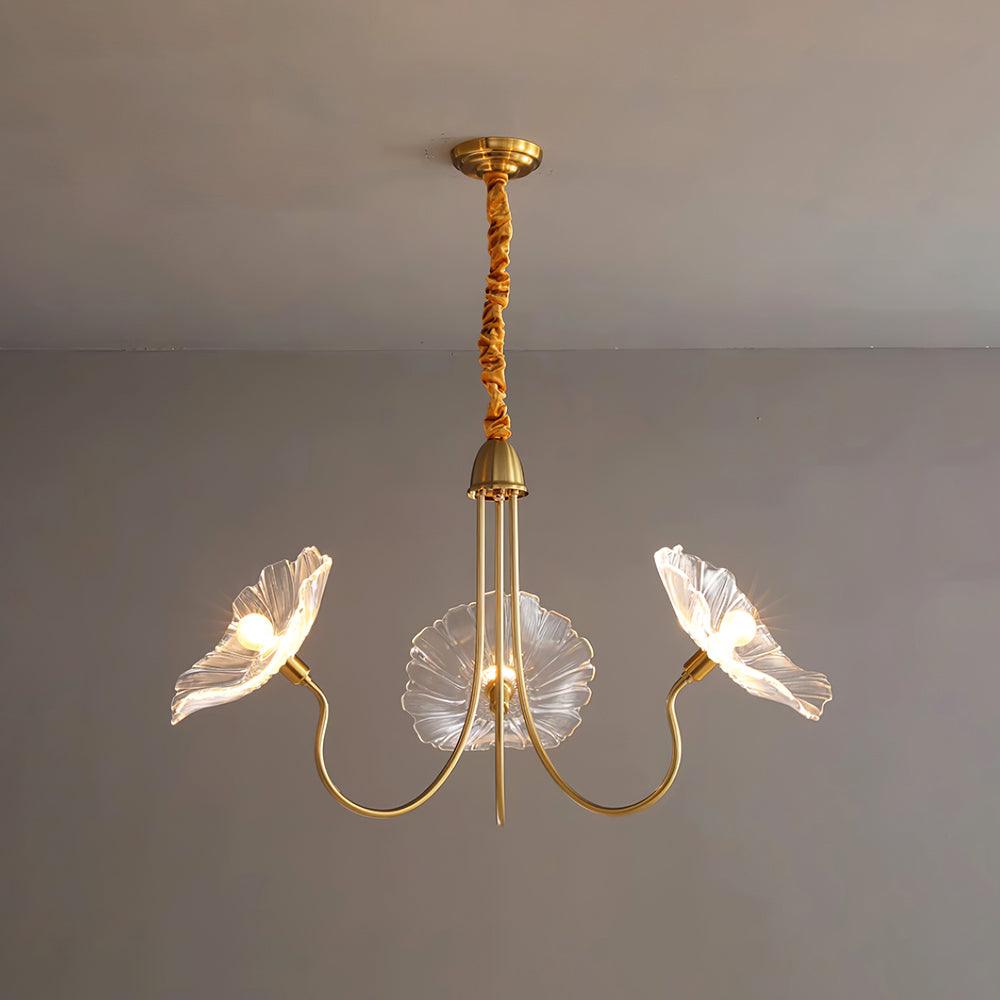 Aethera Pink Petal Chandelier