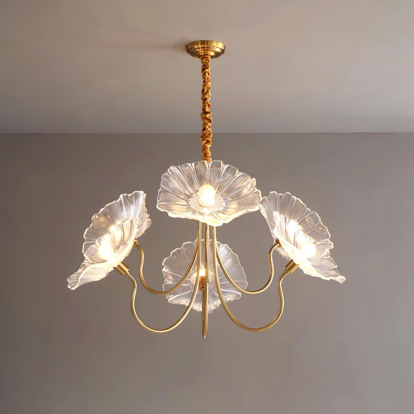 Aethera Pink Petal Chandelier