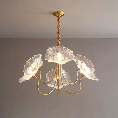 Aethera Pink Petal Chandelier