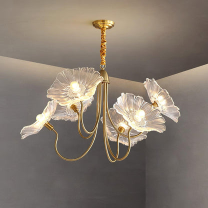 Aethera Pink Petal Chandelier