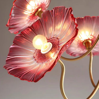 Aethera Pink Petal Chandelier