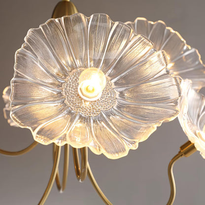 Aethera Pink Petal Chandelier