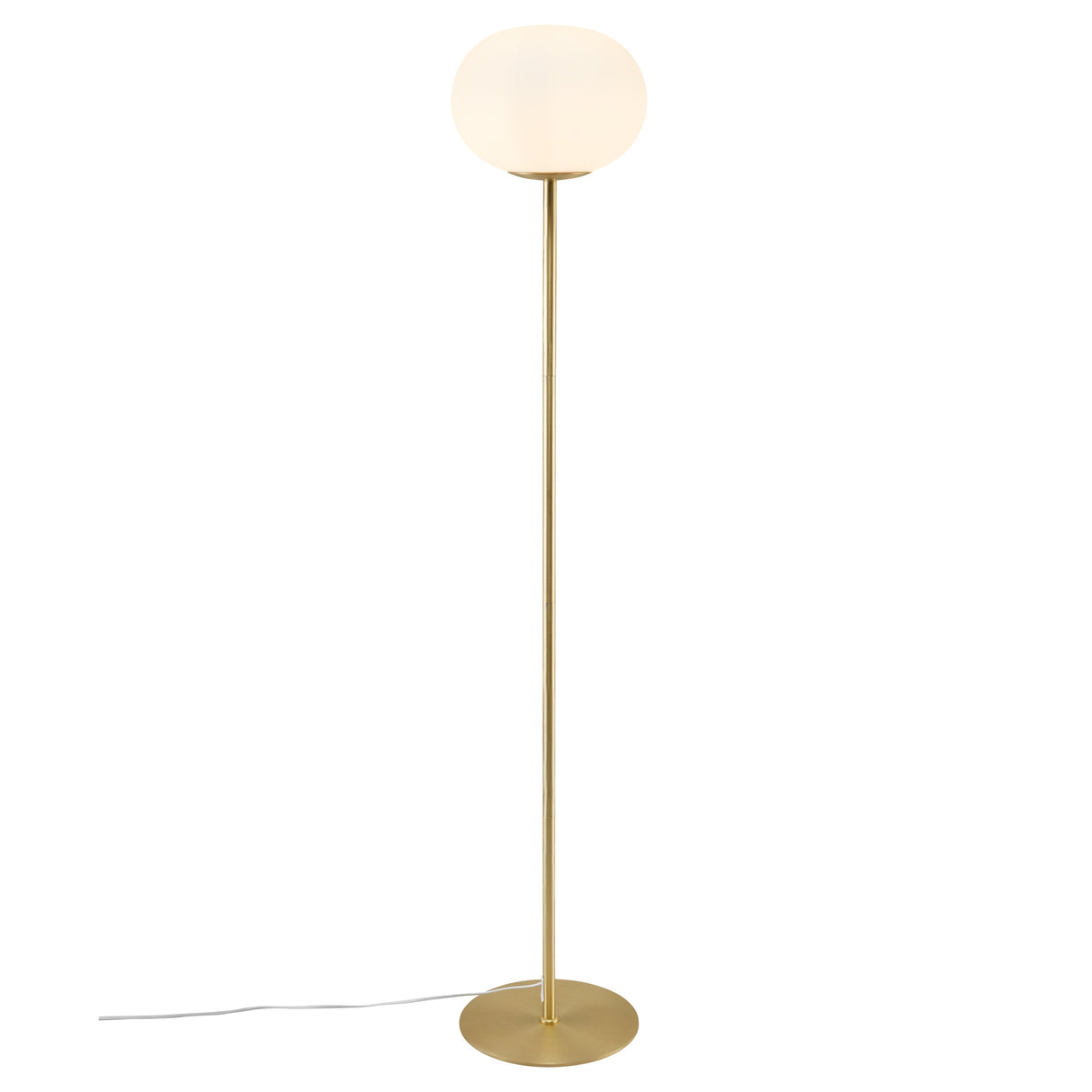 Dune Minimalist Floor Lamp - Elegant Glass & Metal Design for Modern Interiors 7