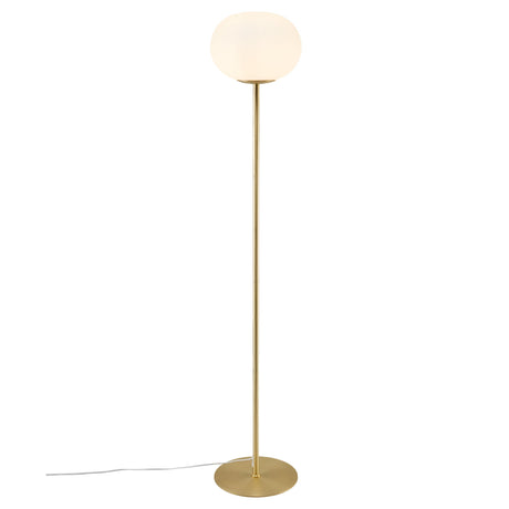 Dune Minimalist Floor Lamp - Elegant Glass & Metal Design for Modern Interiors 7