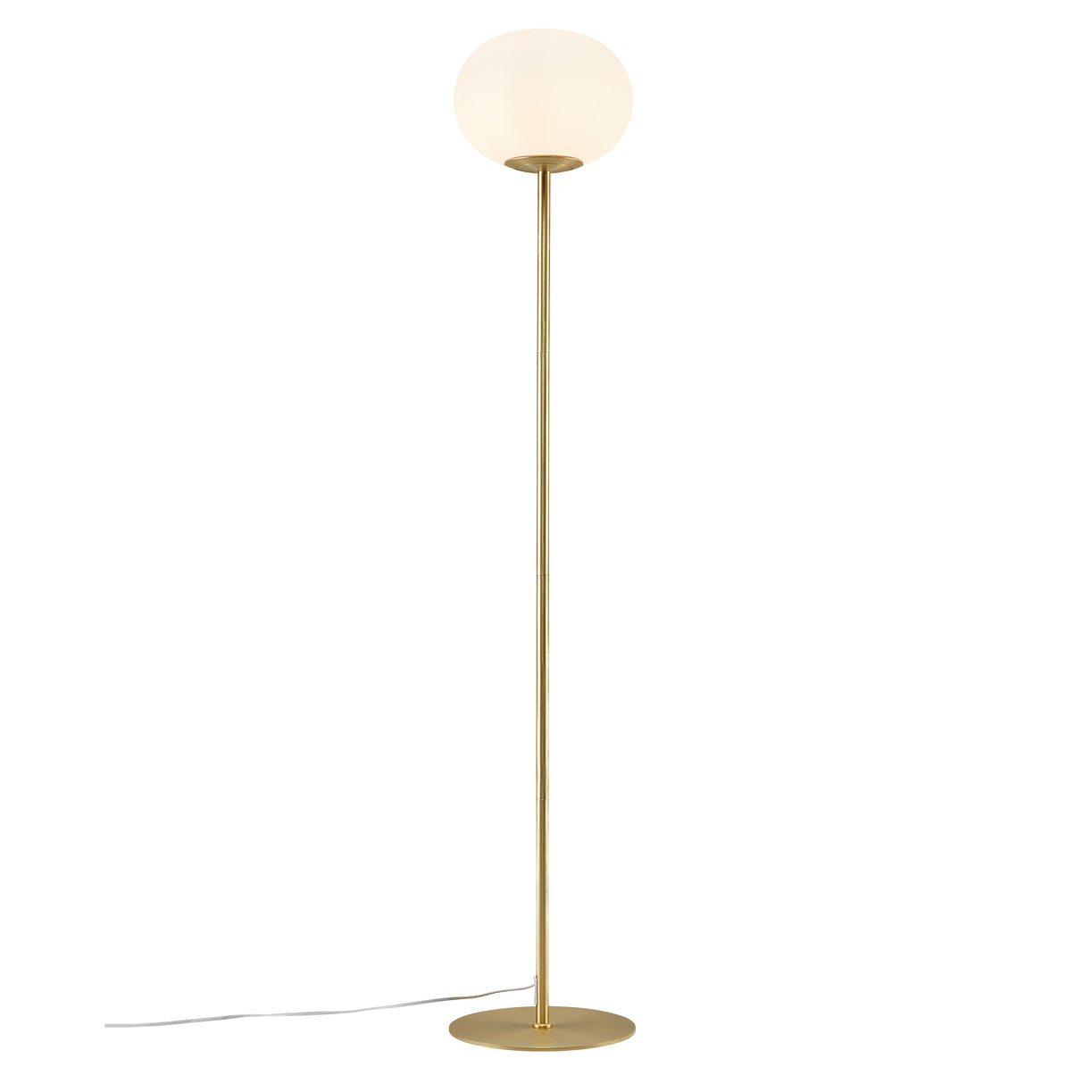 Dune Minimalist Floor Lamp - Elegant Glass & Metal Design for Modern Interiors 4