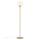 Dune Minimalist Floor Lamp - Elegant Glass & Metal Design for Modern Interiors 4