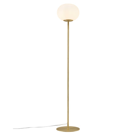 Dune Minimalist Floor Lamp - Elegant Glass & Metal Design for Modern Interiors 4
