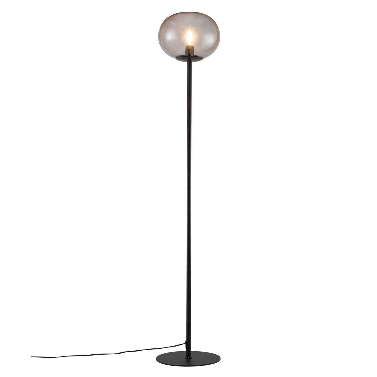 Dune Minimalist Floor Lamp - Elegant Glass & Metal Design for Modern Interiors 8