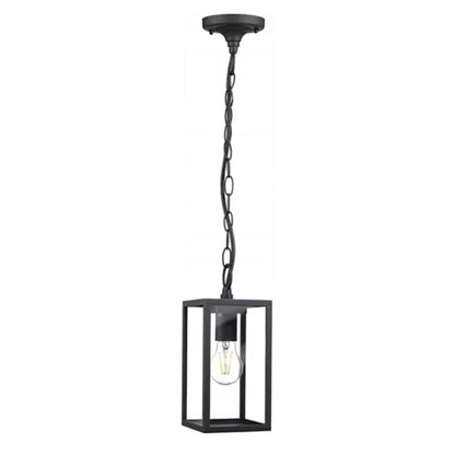 Alvoro | Black Aluminum Ceiling Pendant Light with IP54 Rating – Modern Design for Indoor and Outdoor Use 5
