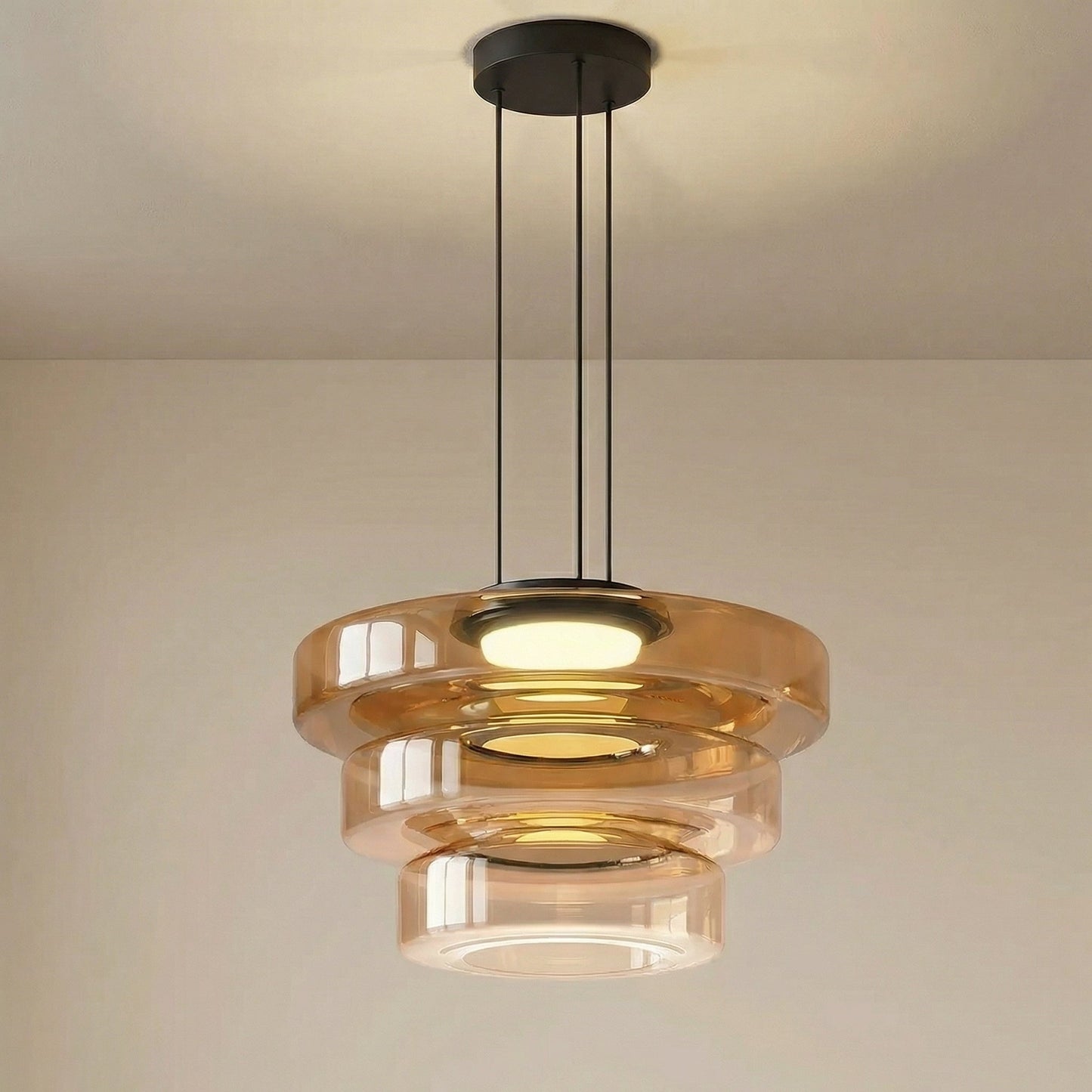 Luminex Layered Glass Pendant Light