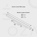 Amore Modern Wall Lamp - Dimmable LED Sconce Light with Elegant Design for Stylish Illumination 11