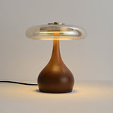 Modern Wood Glass Table Lamp