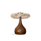 Modern Wood Glass Table Lamp