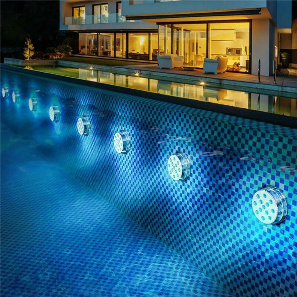 Aquamagna | Waterproof Pool Light with Remote Control & 16 Color Modes - Versatile Lighting for Indoor and Outdoor Use 1