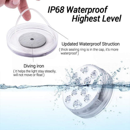 Aquamagna | Waterproof Pool Light with Remote Control & 16 Color Modes - Versatile Lighting for Indoor and Outdoor Use 3