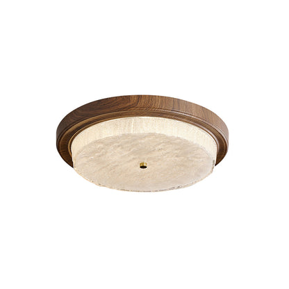 Velin Round Flush Ceiling Light